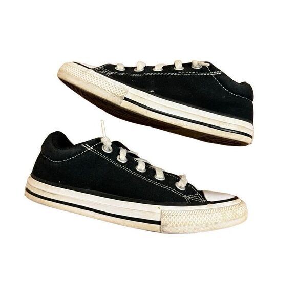 Converse Chuck Taylor All Star Madison Low Top Sneakers Black Size 2 Youth - Picture 5 of 7